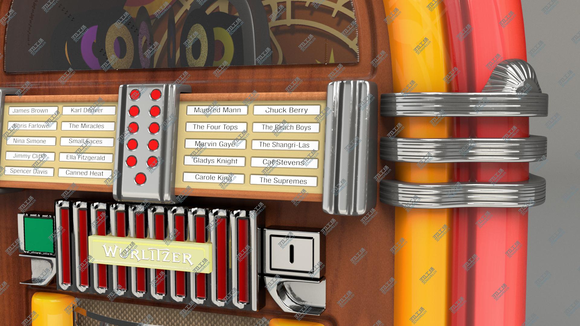 images/goods_img/20210319/One More Time Wurlitzer Juke Box [LOW POLY] 3D model/5.jpg